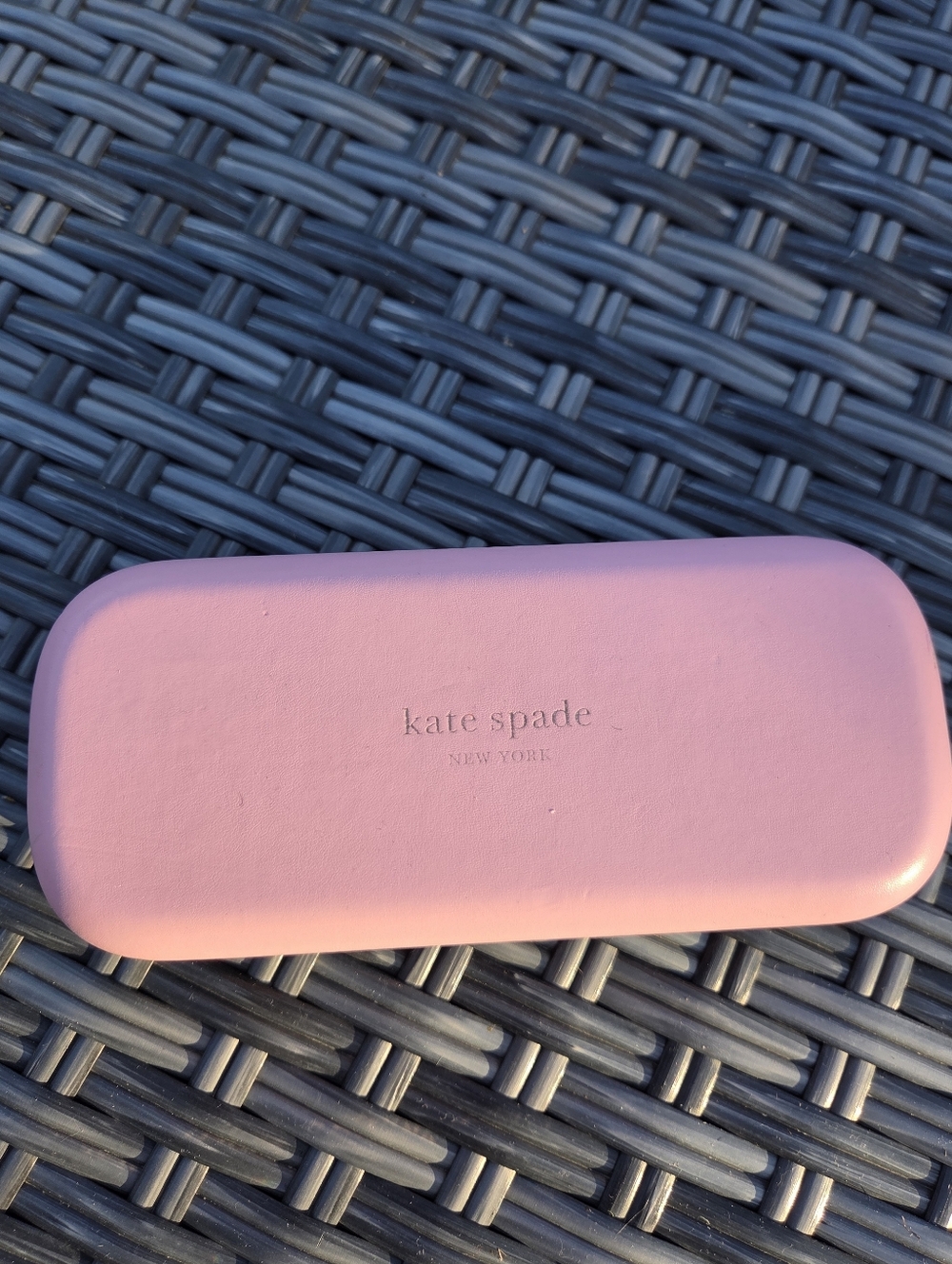KATE SPADE PINK GREEN SMALL AUTHENTIC EYEGLASSES CASE